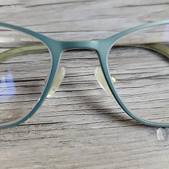 Modo Titanium Eyeglasses 4231 GRN Frames Only 53-17-140 Japan Full Rim - Picture 10 of 12